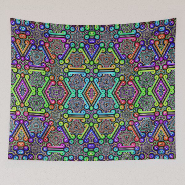 Item preview, Chroma Zen - Trippy Rainbow Fractals designed and sold by PsychedelicPour.