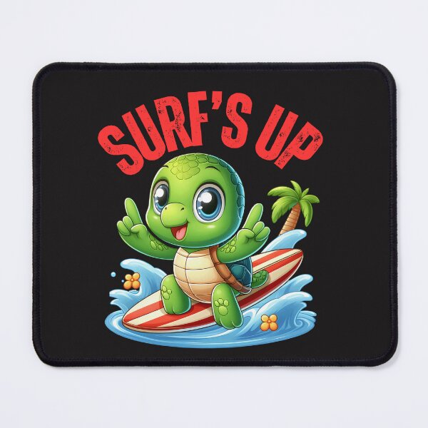 Item preview, Surf's Up Cute Turtle Surfing  designed and sold by AlienOccupation.