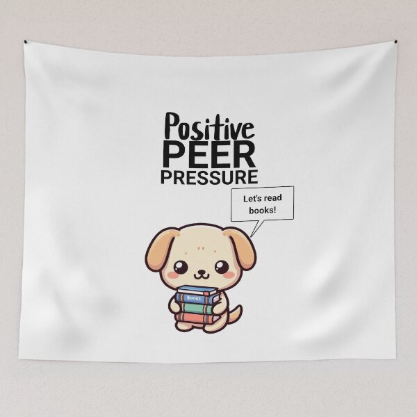 Item preview, positive peer pressure Dog designed and sold by LemuellTrends.