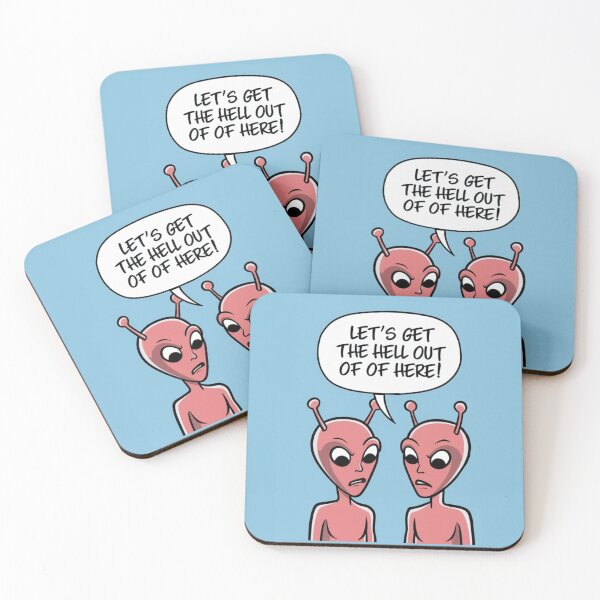 Item preview, Let's Get The Hell Out Of Here designed and sold by Flirt-Teez.