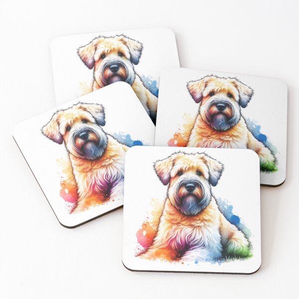 Item preview, Terrier de trigo acuarela designed and sold by TheAnimalZ00.