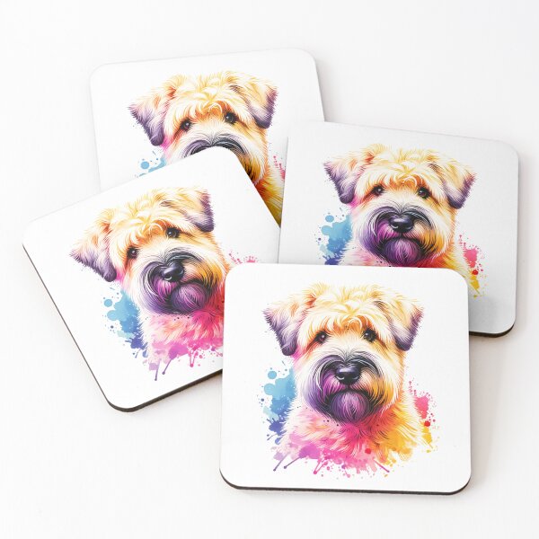 Item preview, Terrier de trigo acuarela designed and sold by TheAnimalZ00.