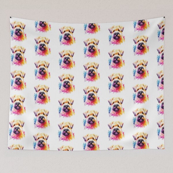 Item preview, Terrier de trigo acuarela designed and sold by TheAnimalZ00.