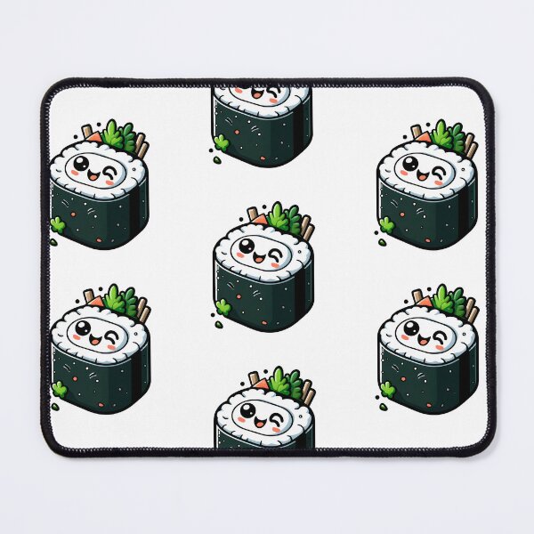 Item preview, Cute Kawaii Sushi Roll - Adorable Japanese Food Art designed and sold by StickaTime.