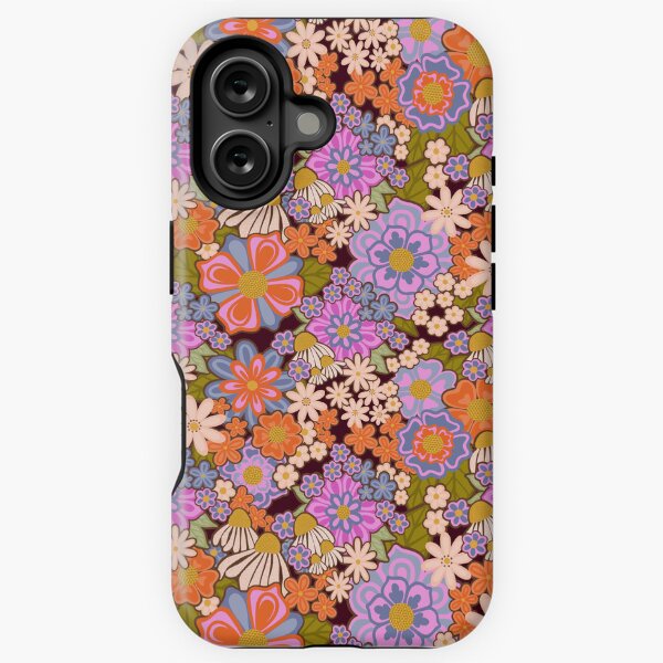 Item preview, Psychedelic 70's Floral Pattern designed and sold by Lisa D Art Designs.