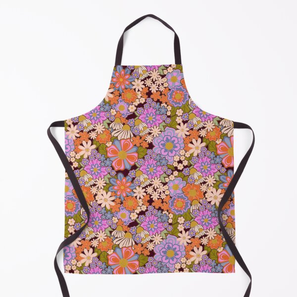 Item preview, Psychedelic 70's Floral Pattern designed and sold by Lisa D Art Designs.