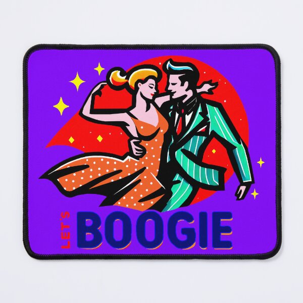 Item preview, Boogie-Woogie Dance Couple with Text - Color Illustration Minimal designed and sold by AD-Digital-Art.