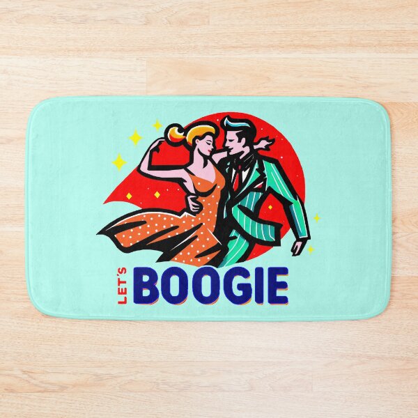 Item preview, Boogie-Woogie Dance Couple with Text - Color Illustration Minimal designed and sold by AD-Digital-Art.