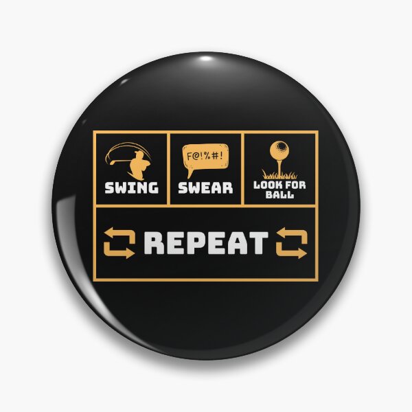 Item preview, Swing Swear Look For Ball Repeat designed and sold by dudelinart.