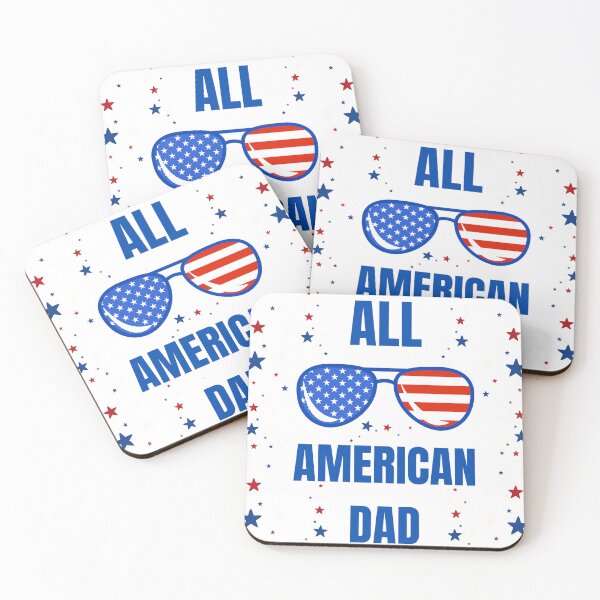 Item preview, All American Dad, Stars and Stripes designed and sold by CottonAndBliss.