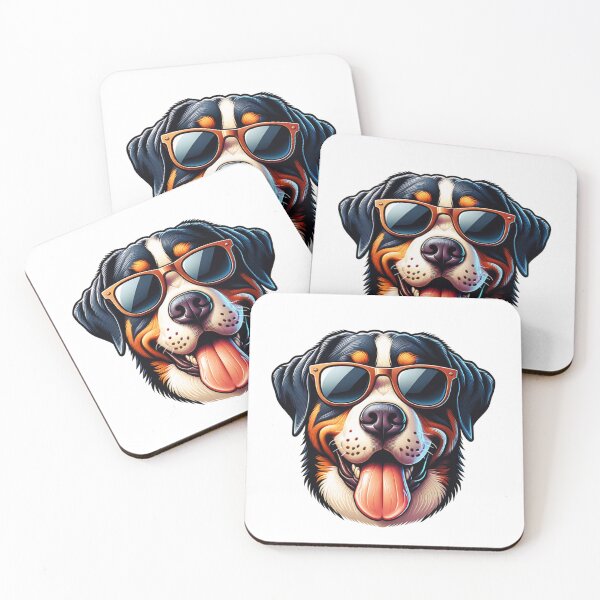Item preview, Greater Swiss Mountain Dog Wearing Sunglasses designed and sold by TheAnimalZ00.