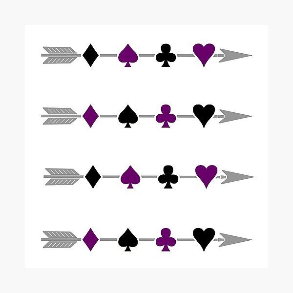 Item preview, Ace - Arrow and Suits - simple designed and sold by Vonivon.
