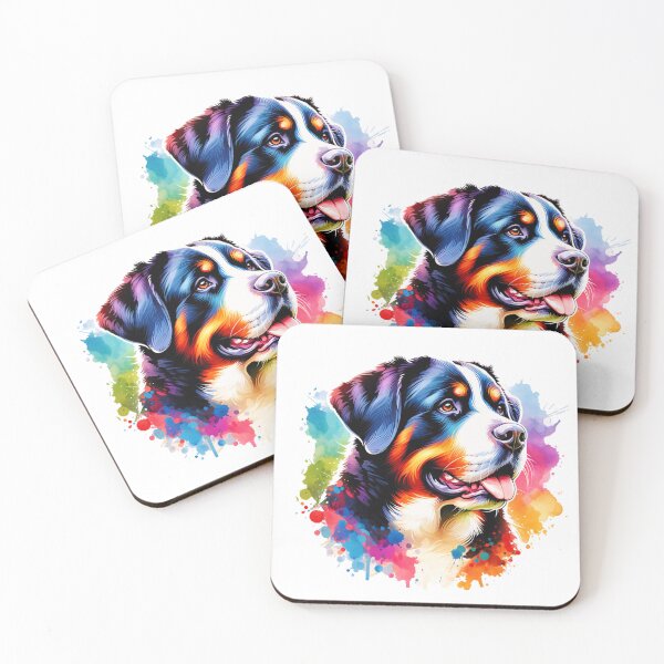 Item preview, Watercolor Greater Swiss Mountain Dog designed and sold by TheAnimalZ00.