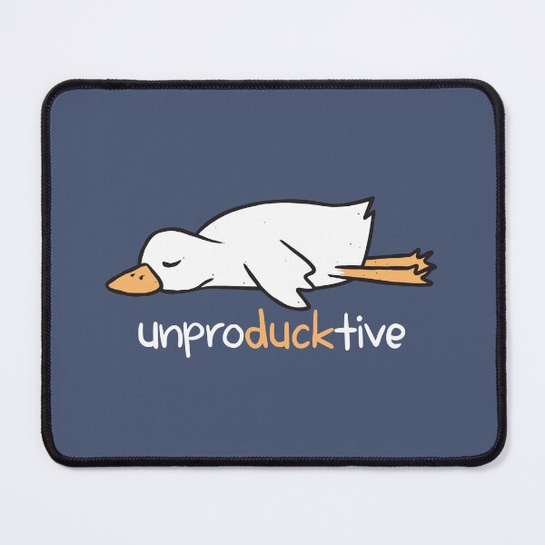 Item preview, Feeling Unproducktive - Funny Sleepy Duck designed and sold by Abhishek Goldar.