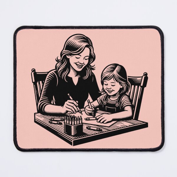 Item preview, Mom and Me Coloring (with daughter) designed and sold by Catherine Harrison.