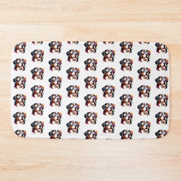 Item preview, Watercolor Greater Swiss Mountain Dog Wearing Sunglasses designed and sold by TheAnimalZ00.