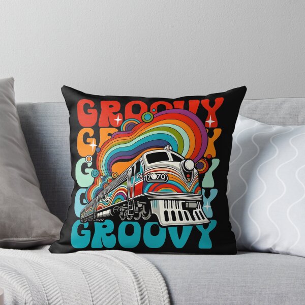 Item preview, Groovy Train 70s Style Art designed and sold by DetourShirts.