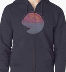 The Mountains Are Calling Zipped Hoodie