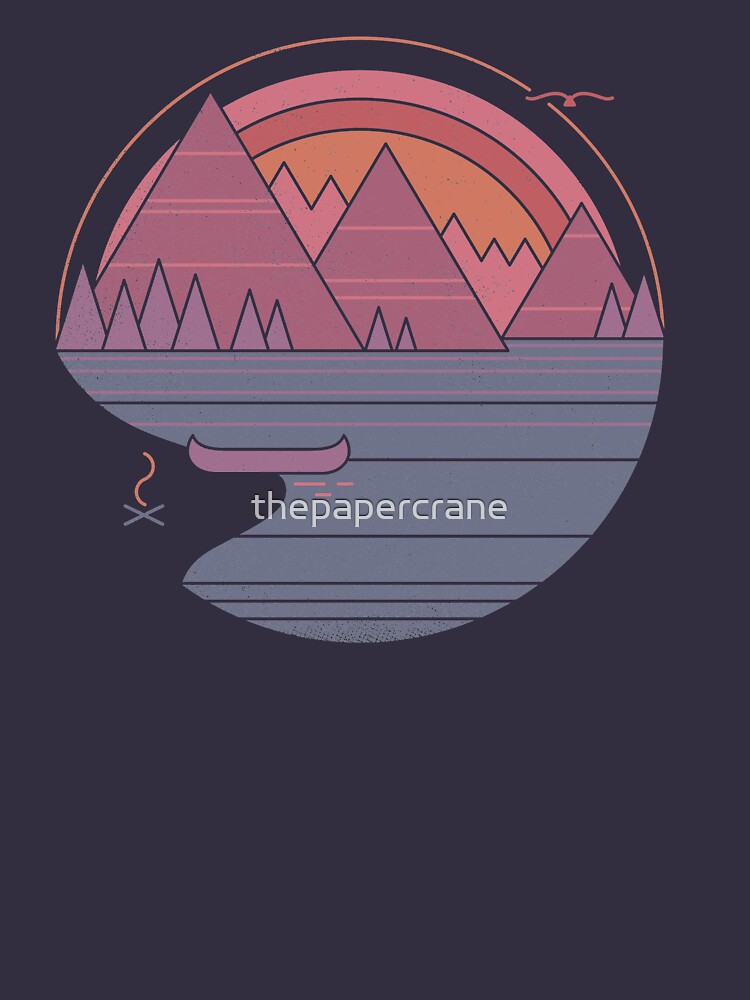 Thumbnail 7 of 7, Classic T-Shirt, The Mountains Are Calling designed and sold by thepapercrane.