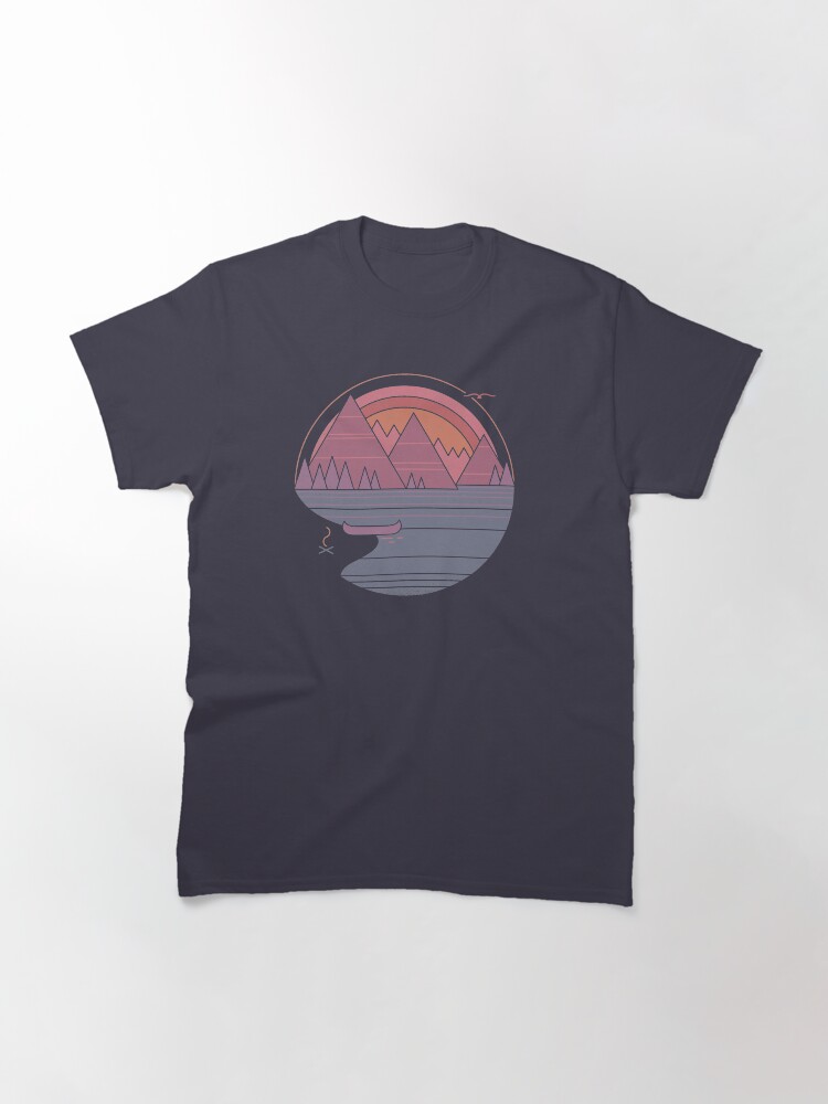 Thumbnail 2 of 7, Classic T-Shirt, The Mountains Are Calling designed and sold by thepapercrane.