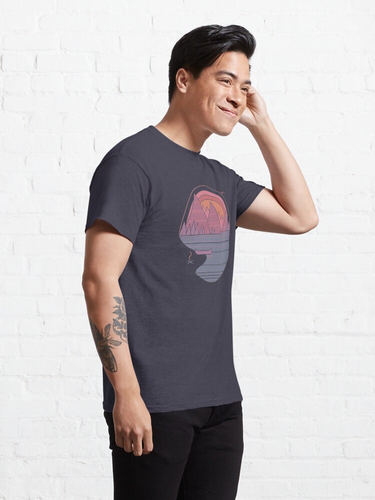 Thumbnail 5 of 7, Classic T-Shirt, The Mountains Are Calling designed and sold by thepapercrane.