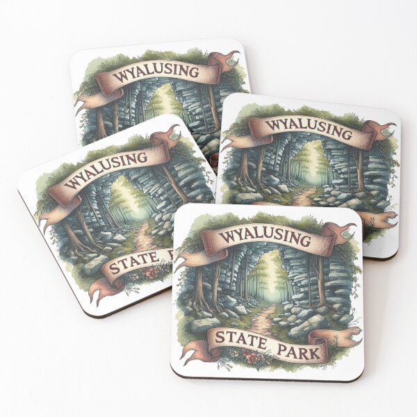 Item preview, Wyalusing State Park Wisconsin - WI Green Badge Forest and Wilderness  designed and sold by maximinano100k.
