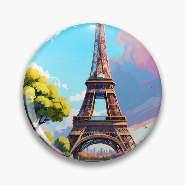 Item preview, Eiffel Tower, Paris, river and trees  designed and sold by Antoni Bouless.