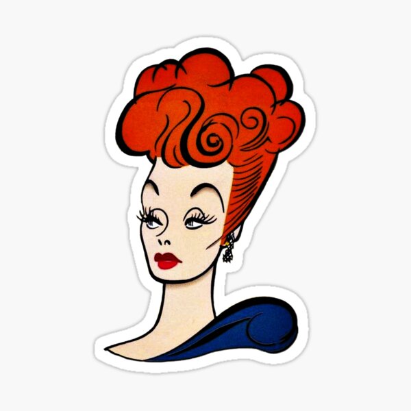 Artikel-Vorschau von Lucille Ball Profil, designt und verkauft von GSunrise.