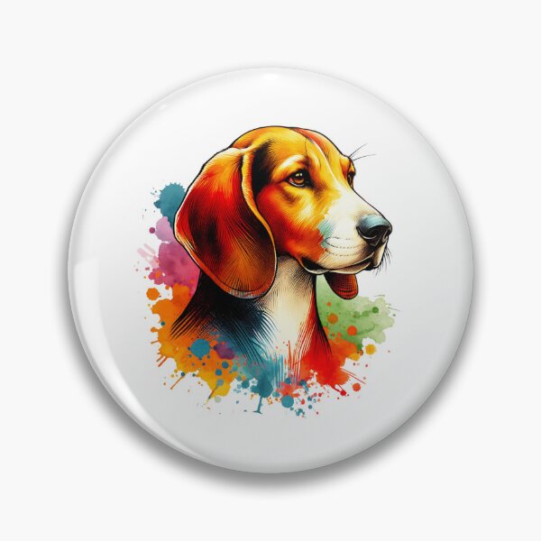 Artikelvorschau, Aquarell Amerikanischer Foxhound entworfen und verkauft von TheAnimalZ00.