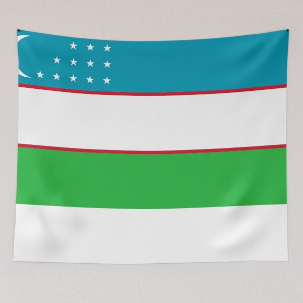 Item preview, Uzbekistan Flag designed and sold by Candie-Shop.