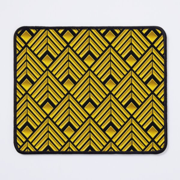 Item preview, 3-D Gold-Colored Art Deco Art Décoratif Pattern designed and sold by DEC02.