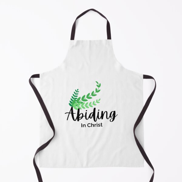 Item preview, Abiding in Christ - Christian Design with black stylized text and green plant designed and sold by Bo Christian Merch.