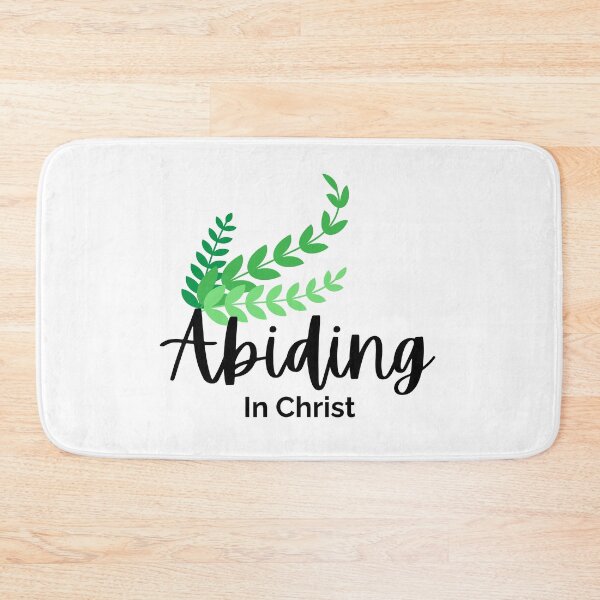 Item preview, Abiding in Christ - Christian Design with black stylized text and green plant designed and sold by Bo Christian  Merch.