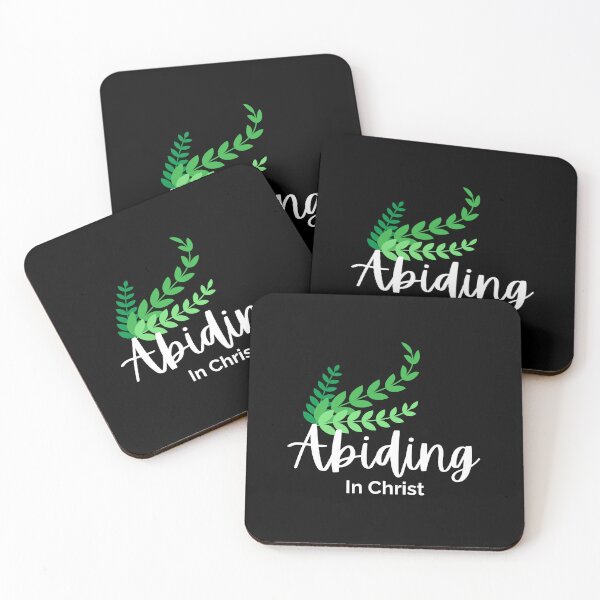 Item preview, Abiding in Christ - Christian Design with white stylized text  designed and sold by Bo Christian  Merch.