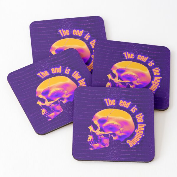 Item preview, The end is the beginning - pop art style skull  designed and sold by silent-violin.
