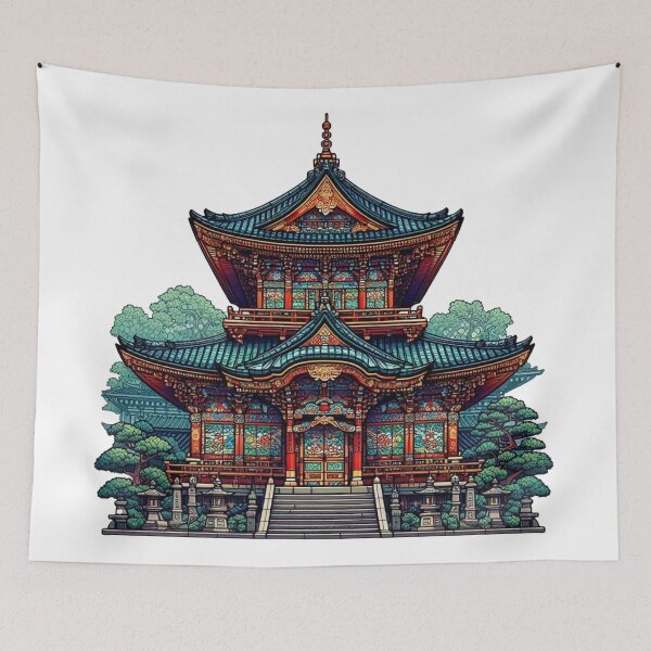 Aperçu de l'œuvre AcruxUltra - Temple japonais créée et vendue par AcruxUltra.