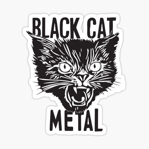 Artikel-Vorschau von fauchende Katze!, designt und verkauft von BlackCatMetal.