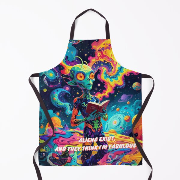 Item preview, Aliens Exist, and They Think I'm Fabulous Art designed and sold by Obsidian Ink by Wilshire.