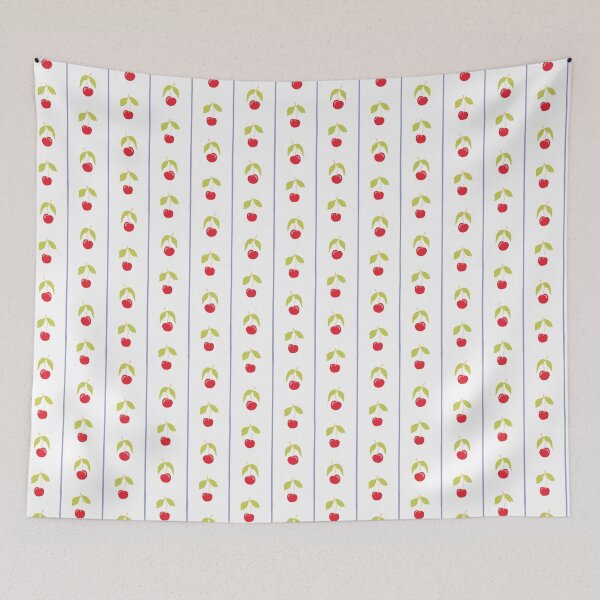 Item preview, Cherry Blue Stripe designed and sold by Jessa Moon.