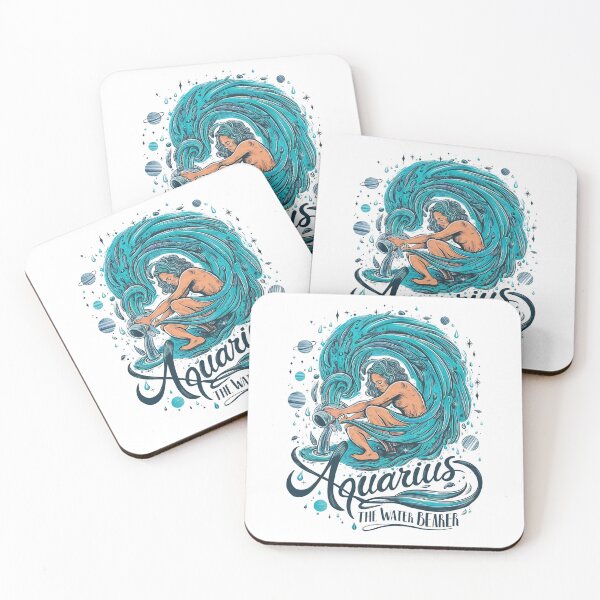 Item preview, Aquarius: The Water Bearer Zodiac Art designed and sold by behnay.