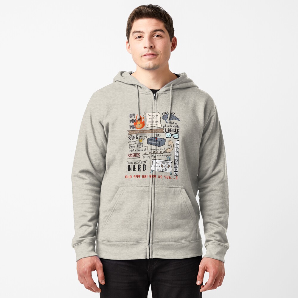 Item preview, Zipped Hoodie designed and sold by smoothfoxill.