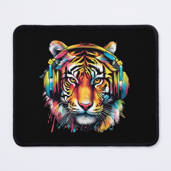Item preview, Tiger with Headphones (head) designed and sold by James-Landon.