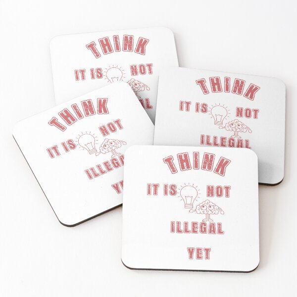 Item preview, use your brain, thinking is not illegal, awareness, raise your voice, use your voice, sarcastic, dark humor, funny designed and sold by LaughandLaugh.