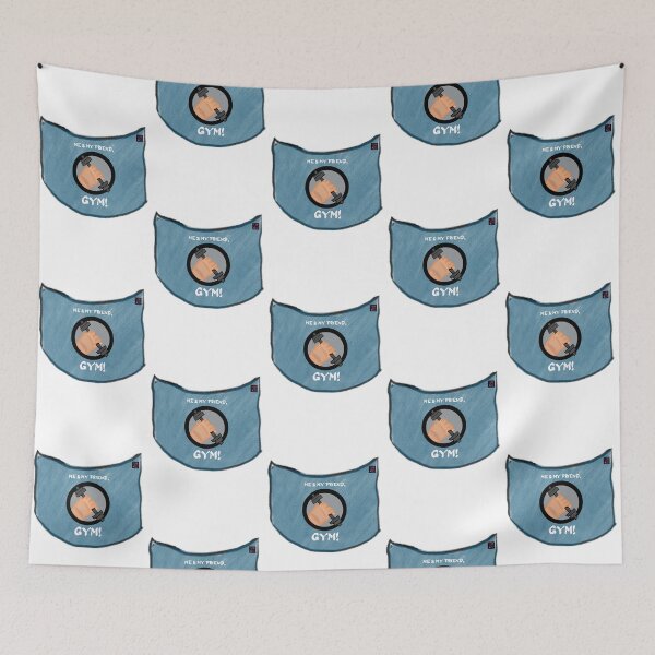 Item preview, Designer Pockets: My Friend Gym. designed and sold by Twisted Doodles.