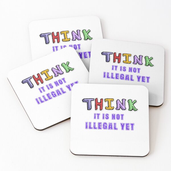 Item preview, Use your brain, thinking is not illegal, awareness, raise your voice, use your voice, sarcastic, dark humor, funny designed and sold by LaughandLaugh.