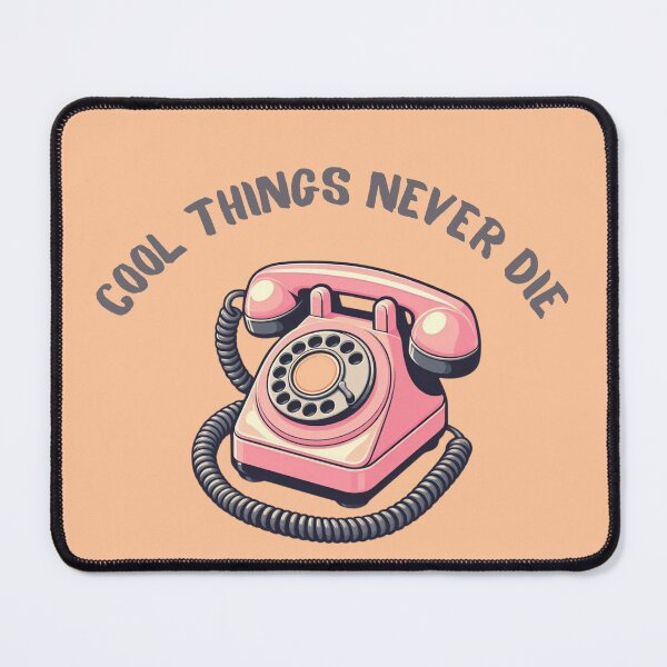 Item preview, Old rotary phone, pink color designed and sold by coloursforkids.
