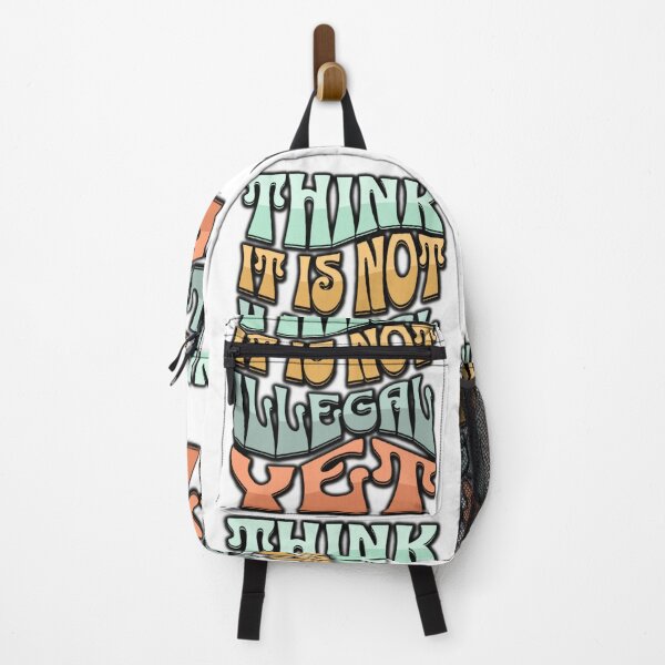 Item preview, Use your brain, thinking is not illegal, awareness, raise your voice, use your voice, sarcastic, dark humor, funny designed and sold by LaughandLaugh.