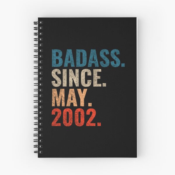 Item preview, Badass since May 2002 Vintage 2002 May birthday gift designed and sold by Teelogic.