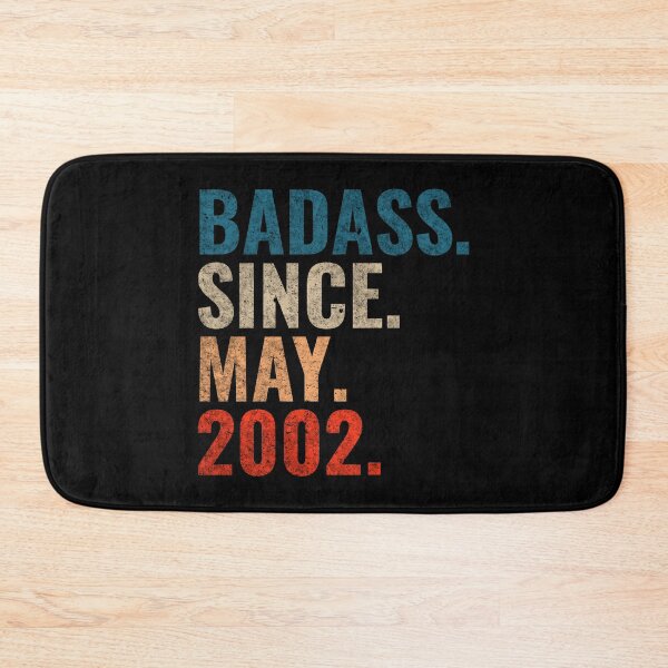 Item preview, Badass since May 2002 Vintage 2002 May birthday gift designed and sold by Teelogic.