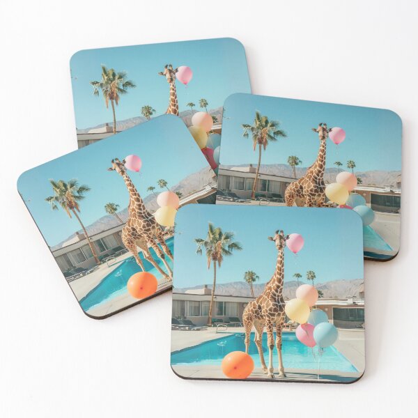Item preview, Giraffe chilling by the pool designed and sold by Filmygiri Filmygiri.